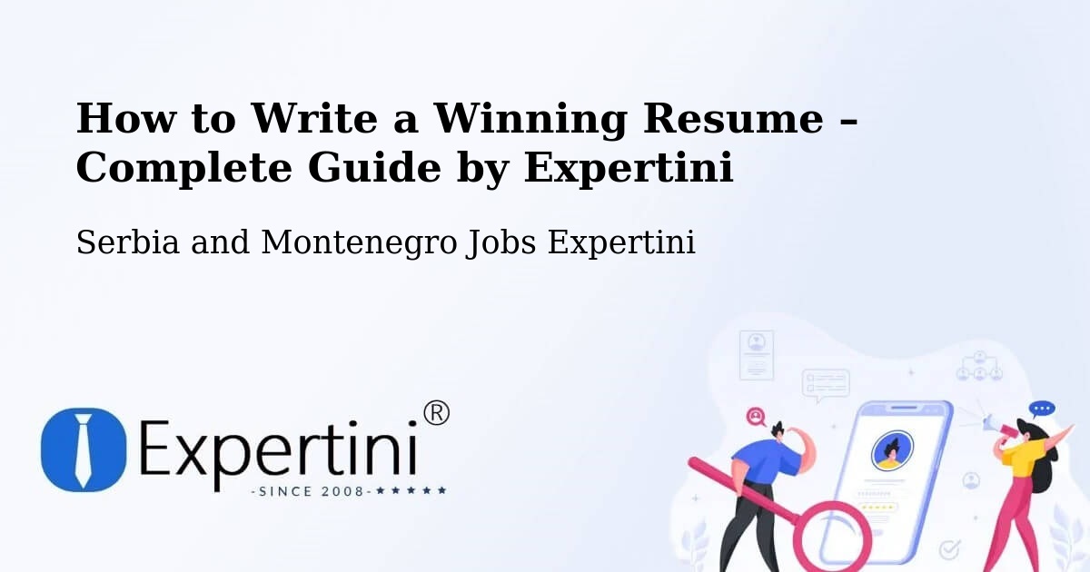 Resume Writing Guide for Job Seekers – Mattawa - Mattawa, Serbia and Montenegro Jobs Expertini